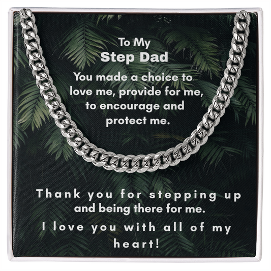 Cuban Link Chain for your Step Dad