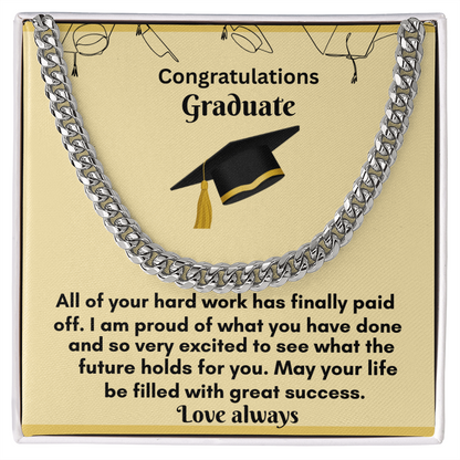 Cuban Link Chain for Graduates – Celebrate Their Achievements in Style!
