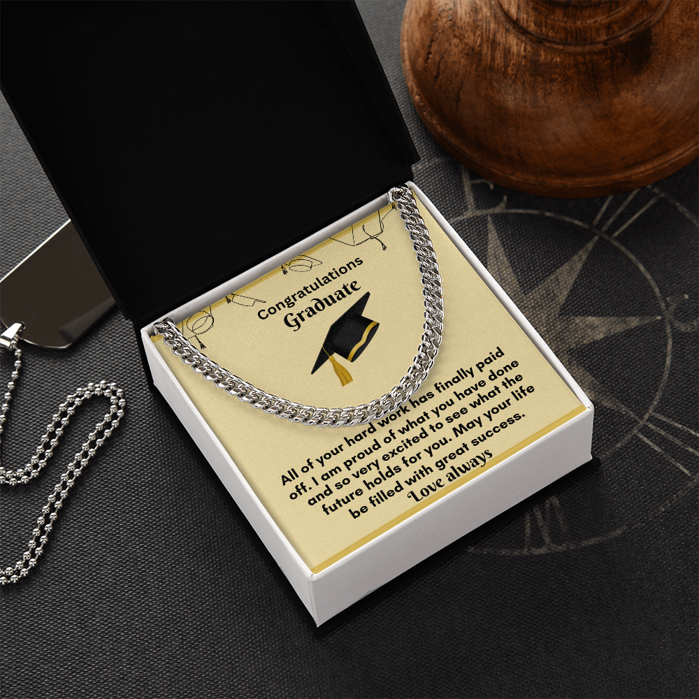 Cuban Link Chain for Graduates – Celebrate Their Achievements in Style!