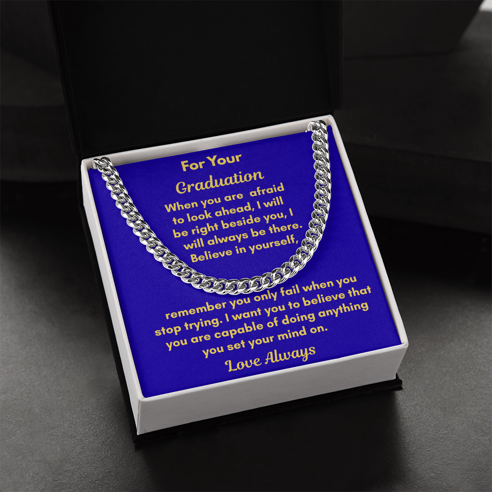 Cuban Link Chain for Graduation: The Perfect Graduation Gift for Your Graduate