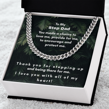 Cuban Link Chain for Step Dad - A Timeless Gift of Strength and Elegance