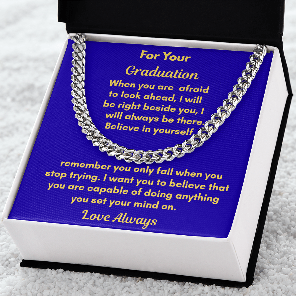 Cuban Link Chain for Graduation: The Perfect Graduation Gift for Your Graduate