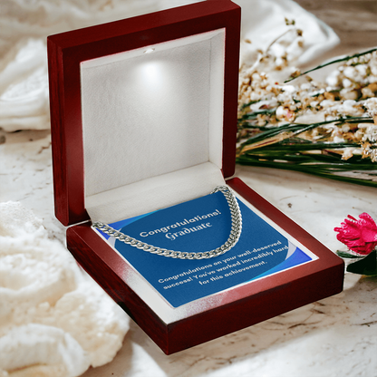 Stylish Cuban Link Chain for Graduation - A Gift They&