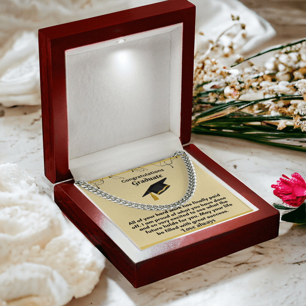 Cuban Link Chain for Graduates – Celebrate Their Achievements in Style!