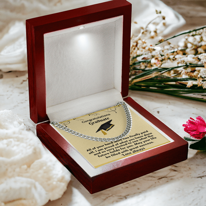 Cuban Link Chain for Graduates – Celebrate Their Achievements in Style!