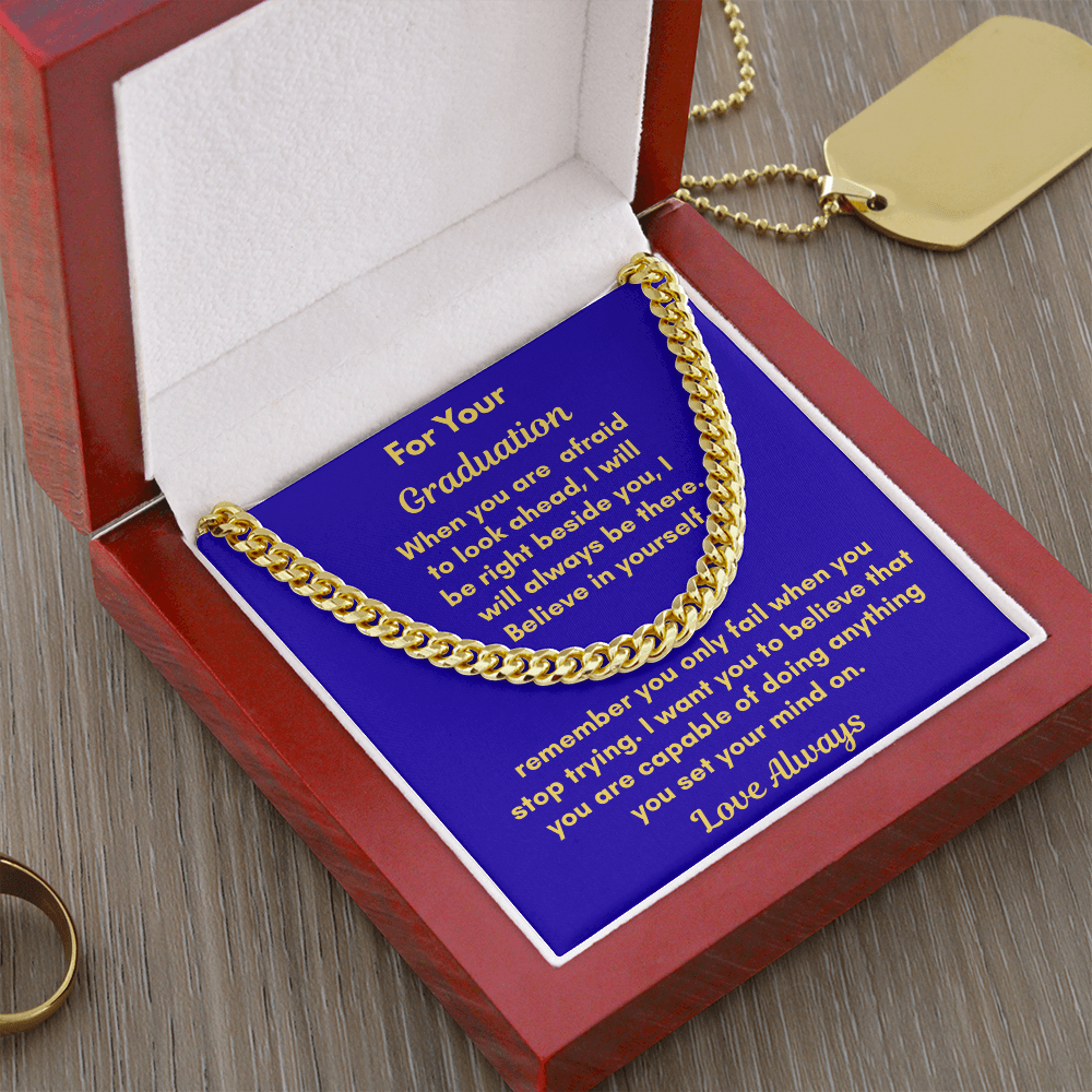 Cuban Link Chain for Graduation: The Perfect Graduation Gift for Your Graduate
