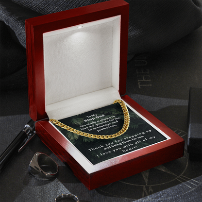 Cuban Link Chain for Step Dad - A Timeless Gift of Strength and Elegance