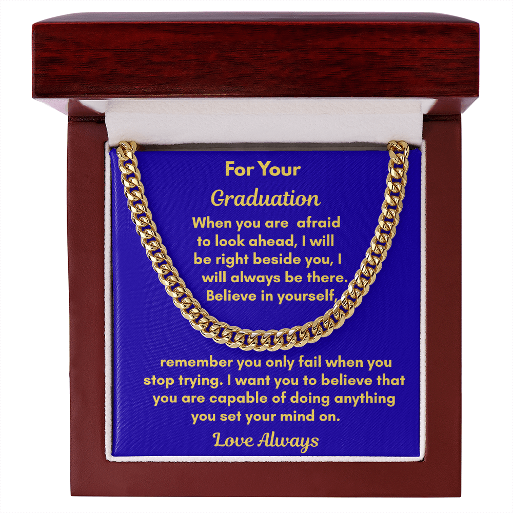 Cuban Link Chain for Graduation: The Perfect Graduation Gift for Your Graduate