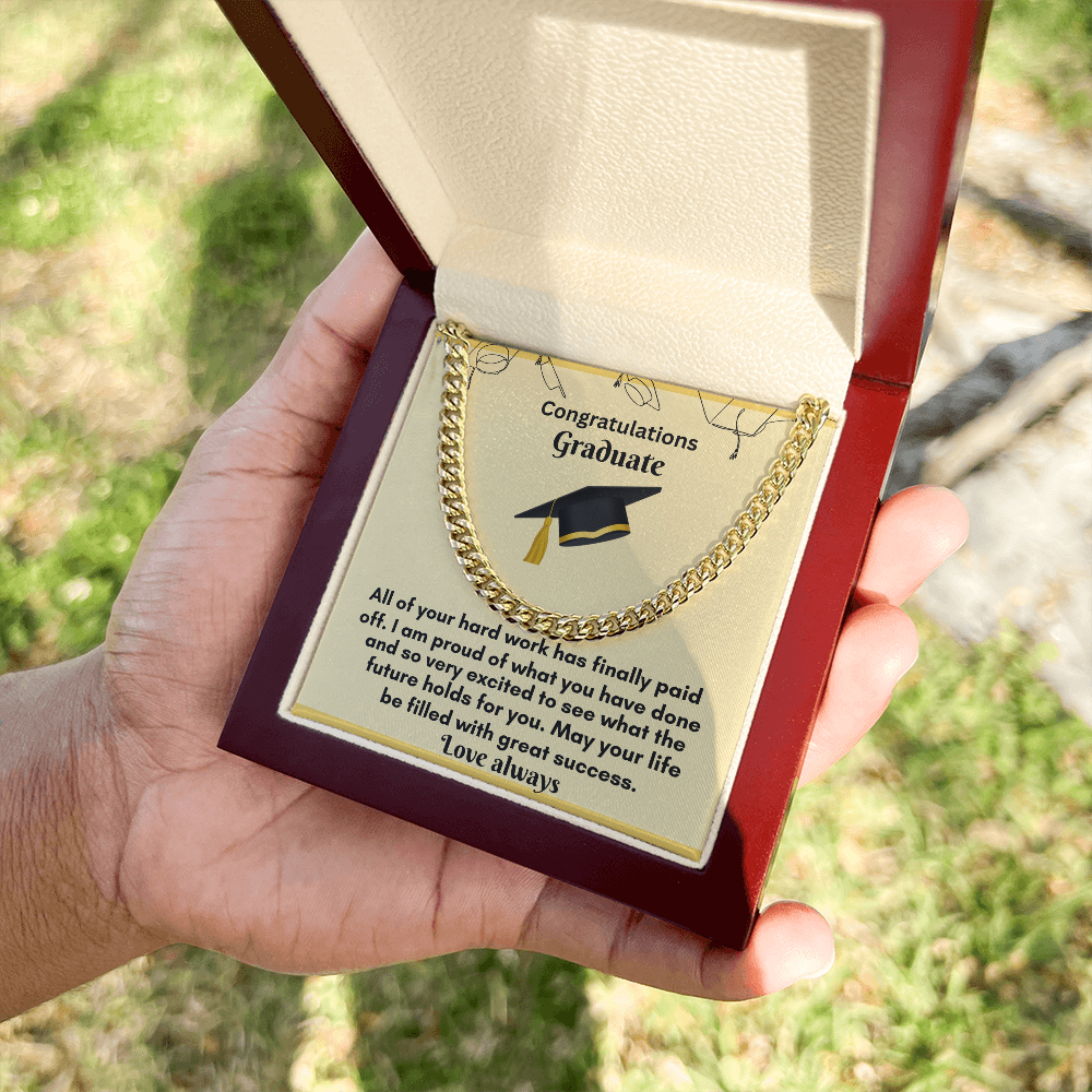 Cuban Link Chain for Graduates – Celebrate Their Achievements in Style!