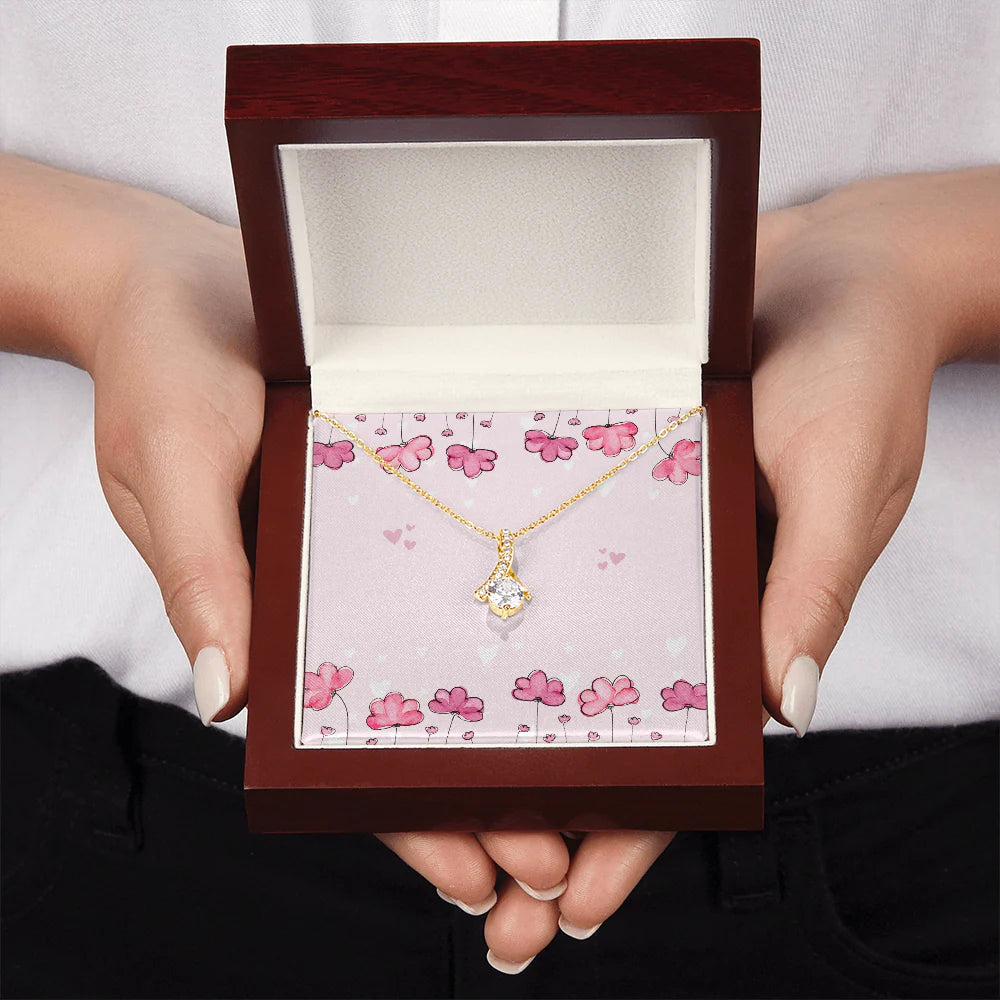 The Alluring Beauty Necklace and Sweetest Devotion Bouquet