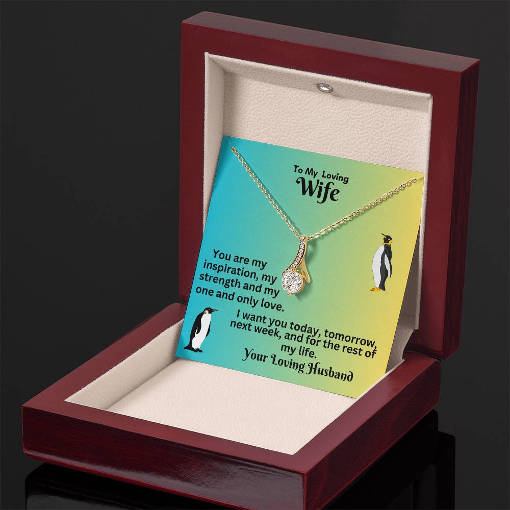 Elegant Ribbon Necklace: A Timeless Gift for Your Love