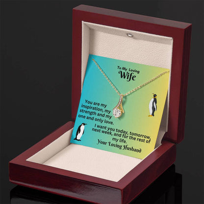 Elegant Ribbon Necklace: A Timeless Gift for Your Love