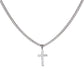 Cuban Chain with Artisan Cross Necklace