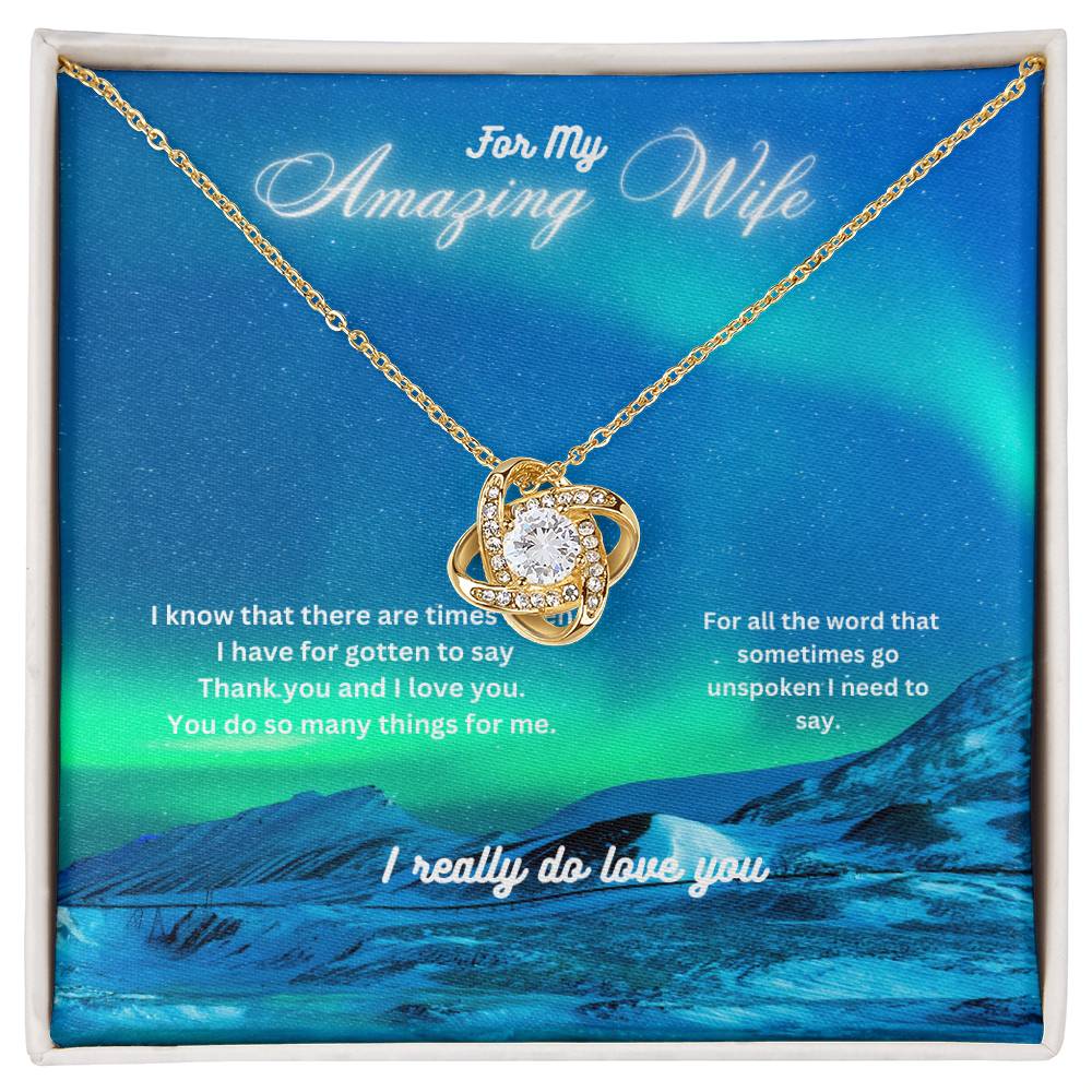 Love Knot Necklace Gift – Celebrate Your Unbreakable Bond