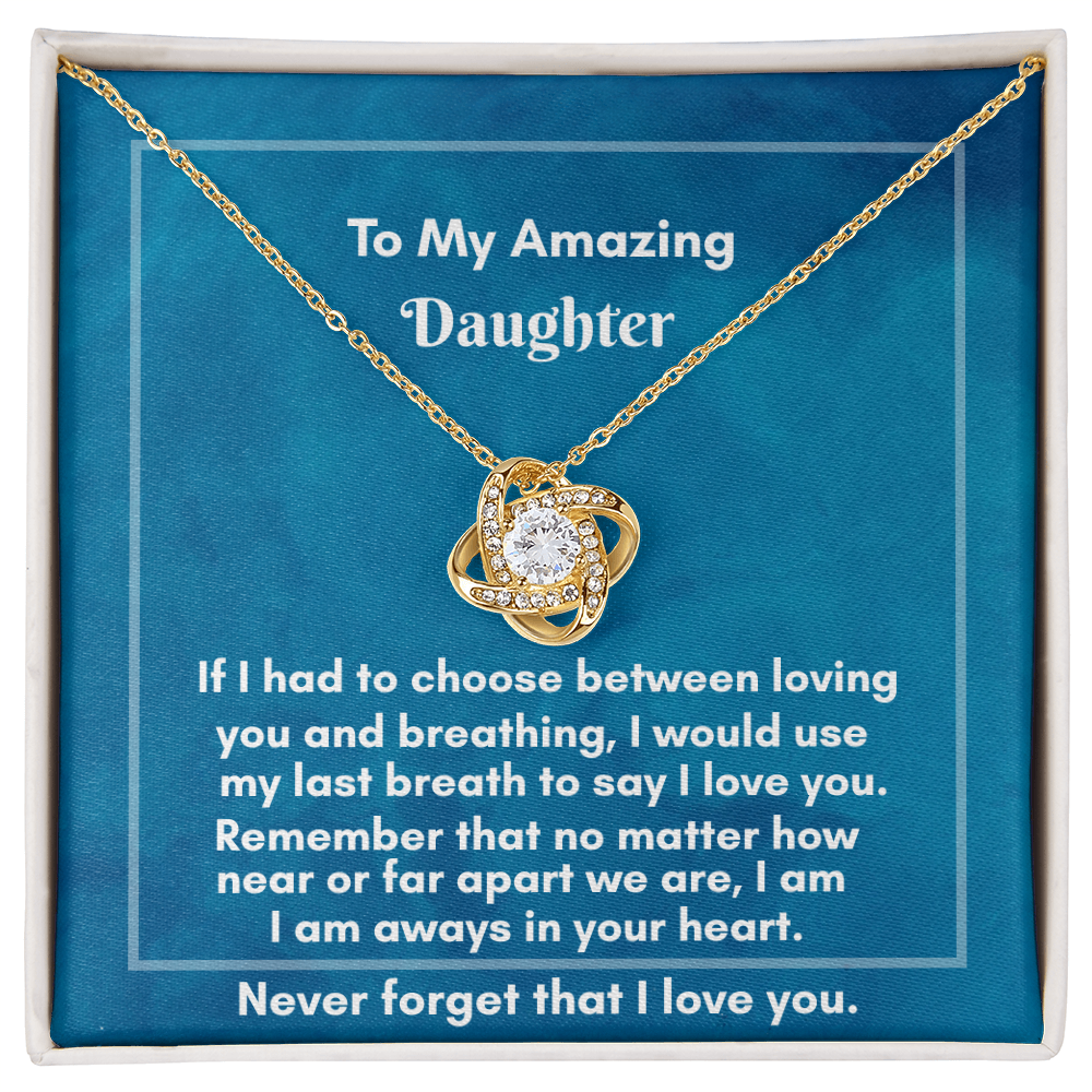 Elegant Love Knot Necklace - Perfect Gift for Lasting Connections