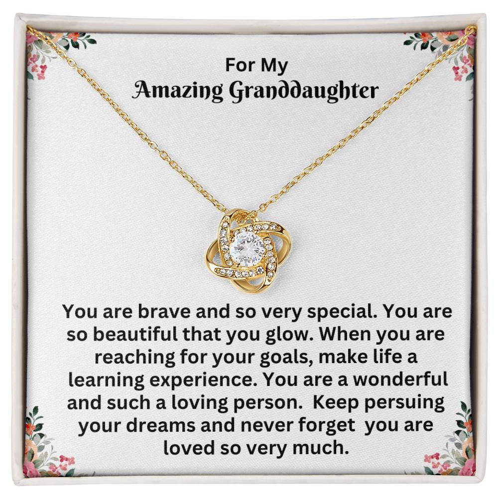 Love Knot Necklace for Granddaughter: Cherish Your Bond