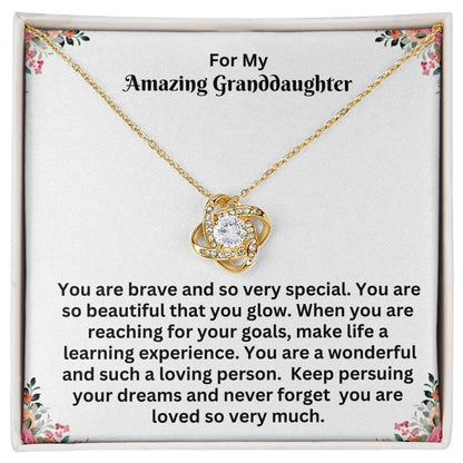 Love Knot Necklace for Granddaughter: Cherish Your Bond