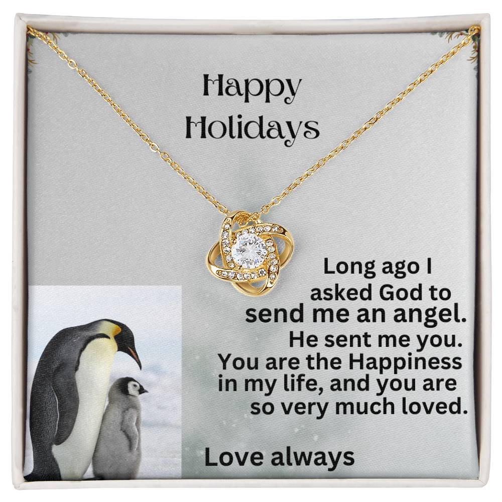 Love knot Necklace               on  sale   now
