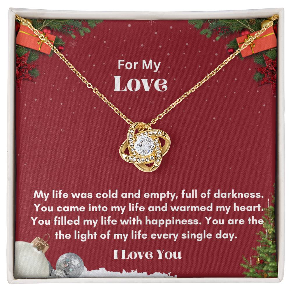 Elegant Love Knot Necklace Gift for Your Soulmate