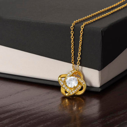 Heartfelt Love Knot Necklace Gift - Celebrate Your Unbreakable Bond