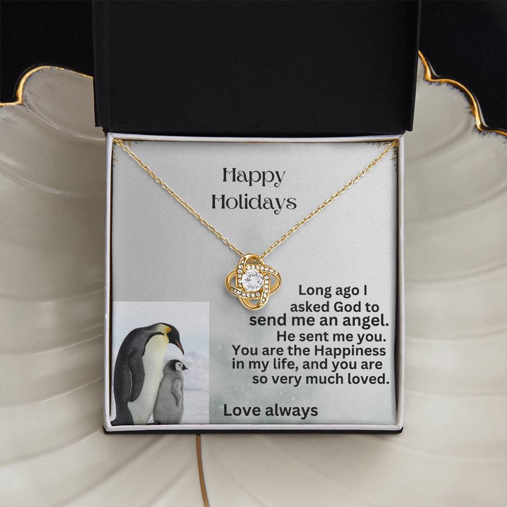 Love knot Necklace               on  sale   now