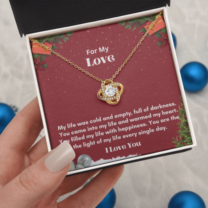 Elegant Love Knot Necklace Gift for Your Soulmate
