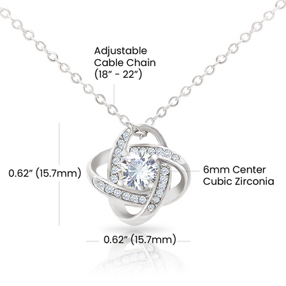 Love Knot Necklace for Her – A Timeless Symbol of Unbreakable Bonding