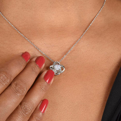 Elegant Love Knot Necklace - Perfect Gift for Lasting Connections