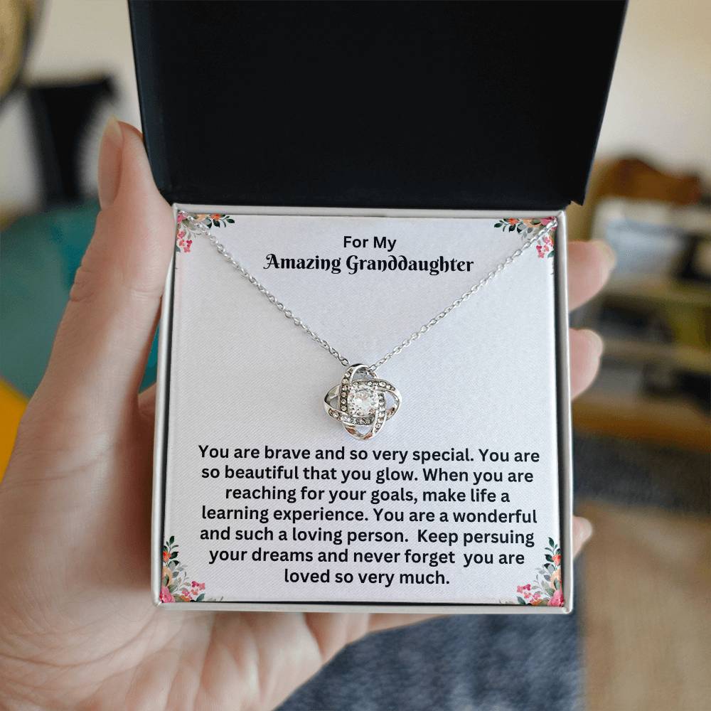 Love Knot Necklace for Granddaughter: Cherish Your Bond