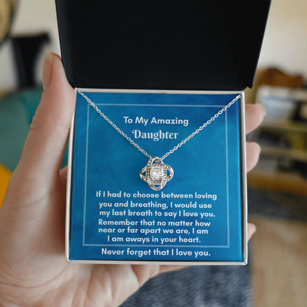 Elegant Love Knot Necklace - Perfect Gift for Lasting Connections