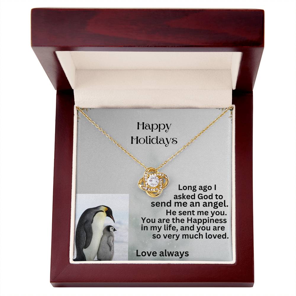 Love knot Necklace               on  sale   now