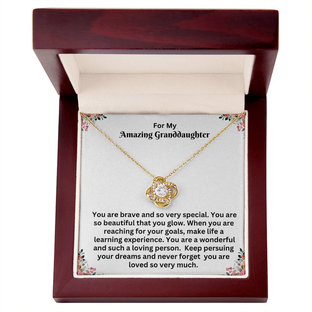 Love Knot Necklace for Granddaughter: Cherish Your Bond