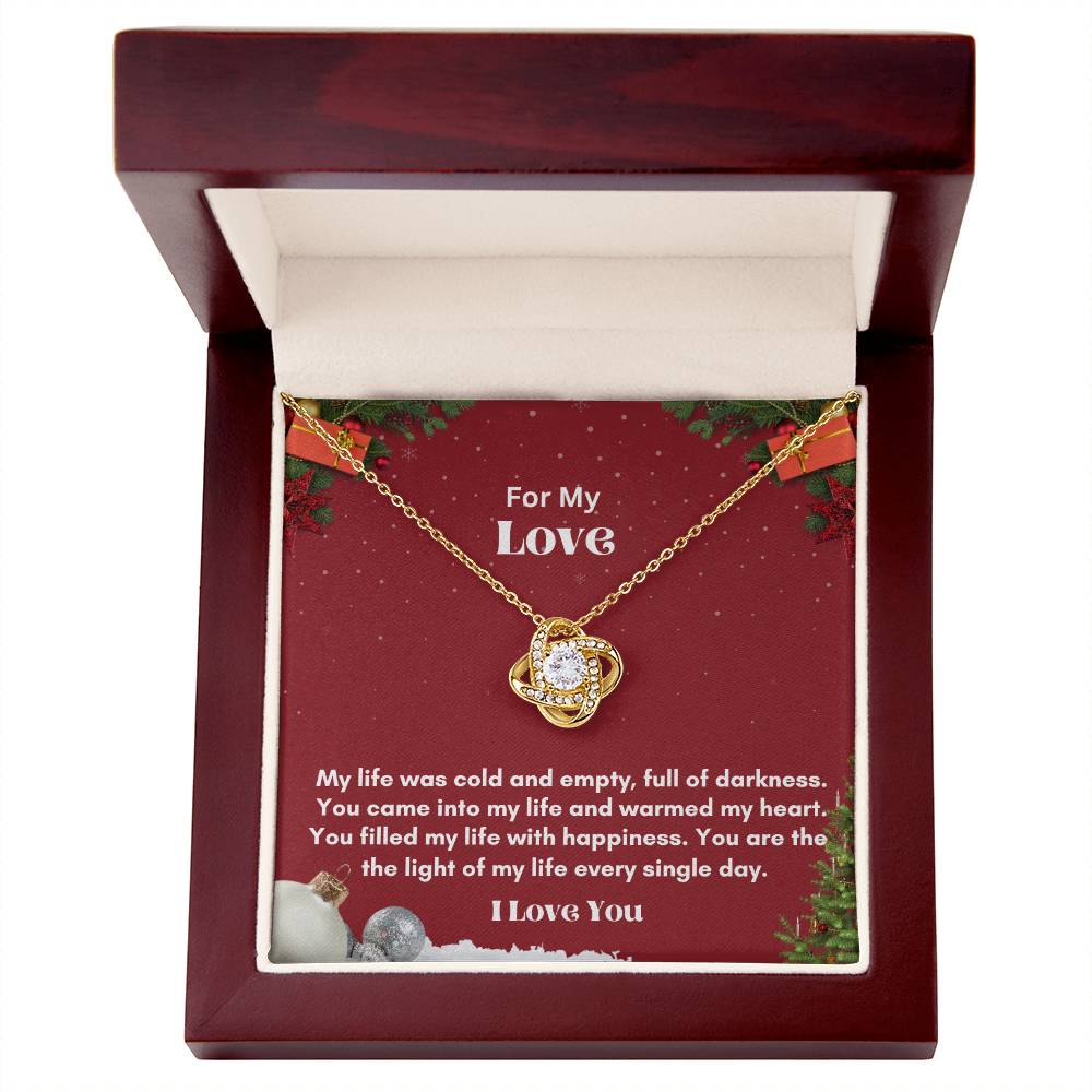 Elegant Love Knot Necklace Gift for Your Soulmate
