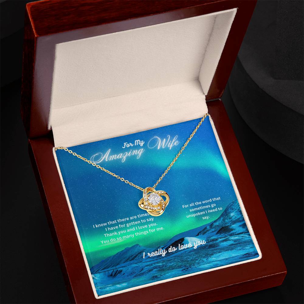 Love Knot Necklace Gift – Celebrate Your Unbreakable Bond
