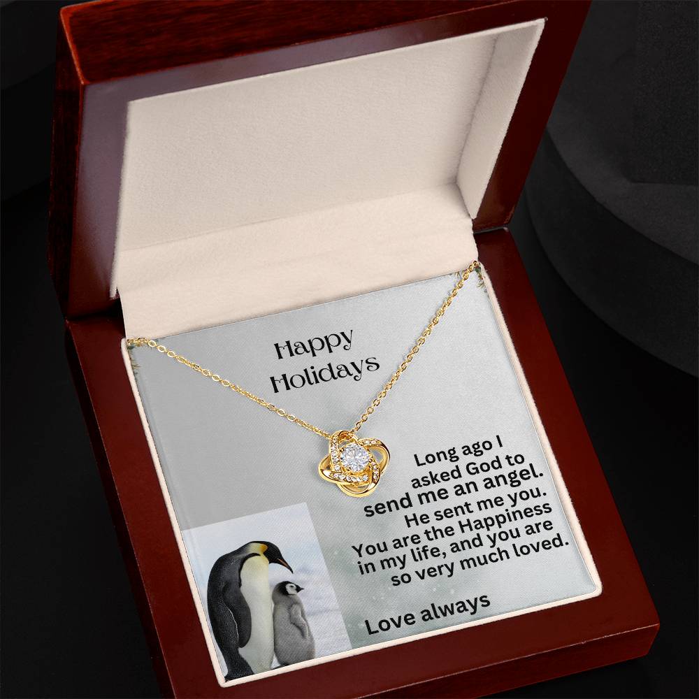 Love knot Necklace               on  sale   now