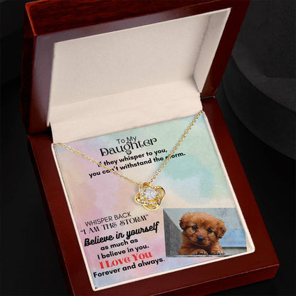 Love Knot necklace
