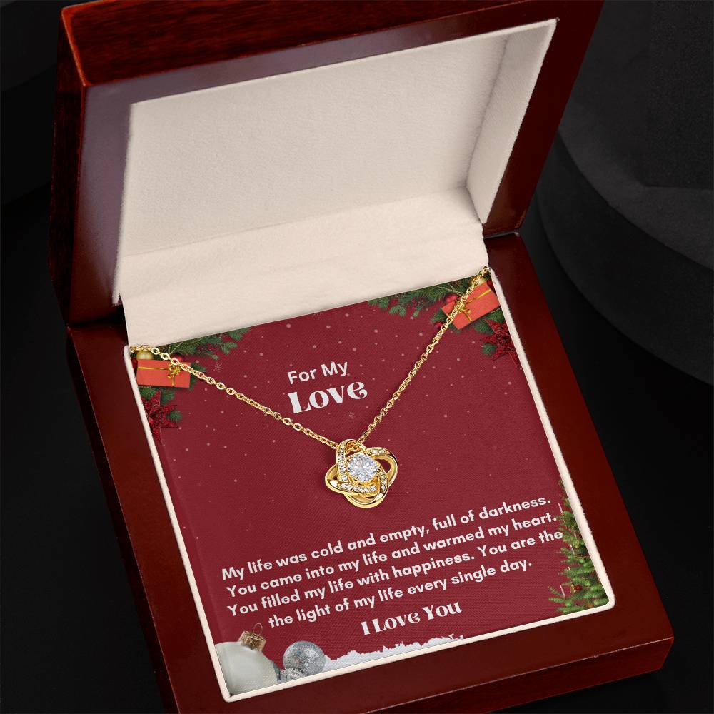 Elegant Love Knot Necklace Gift for Your Soulmate