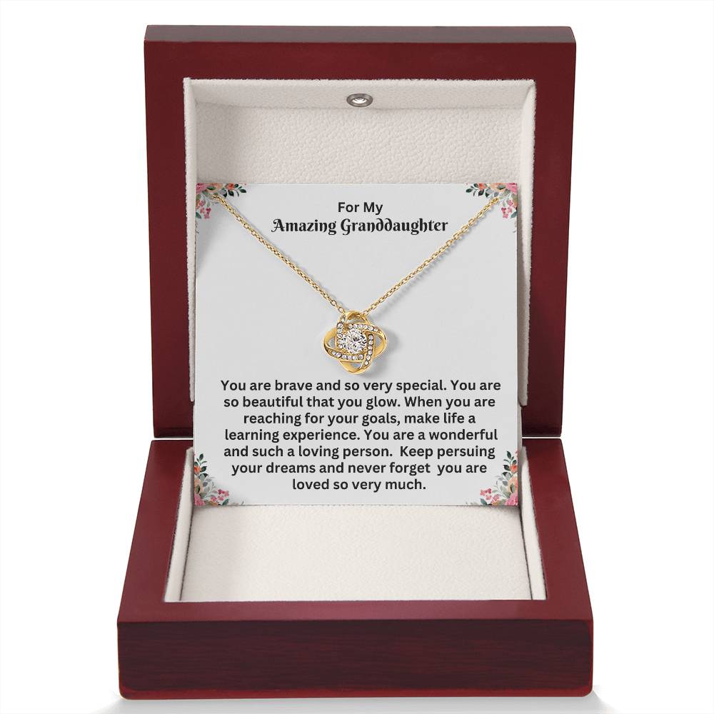 Love Knot Necklace for Granddaughter: Cherish Your Bond