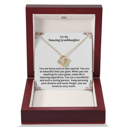 Love Knot Necklace for Granddaughter: Cherish Your Bond