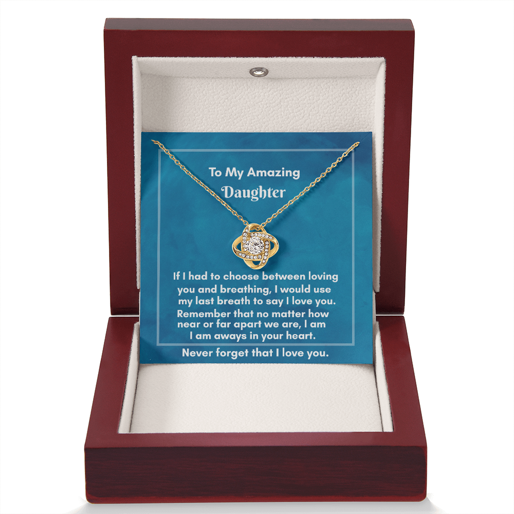 Elegant Love Knot Necklace - Perfect Gift for Lasting Connections