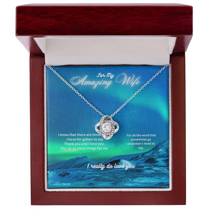 Love Knot Necklace Gift – Celebrate Your Unbreakable Bond