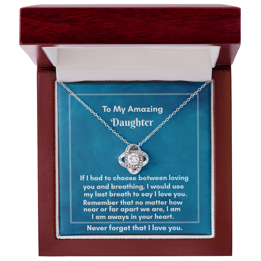 Elegant Love Knot Necklace - Perfect Gift for Lasting Connections