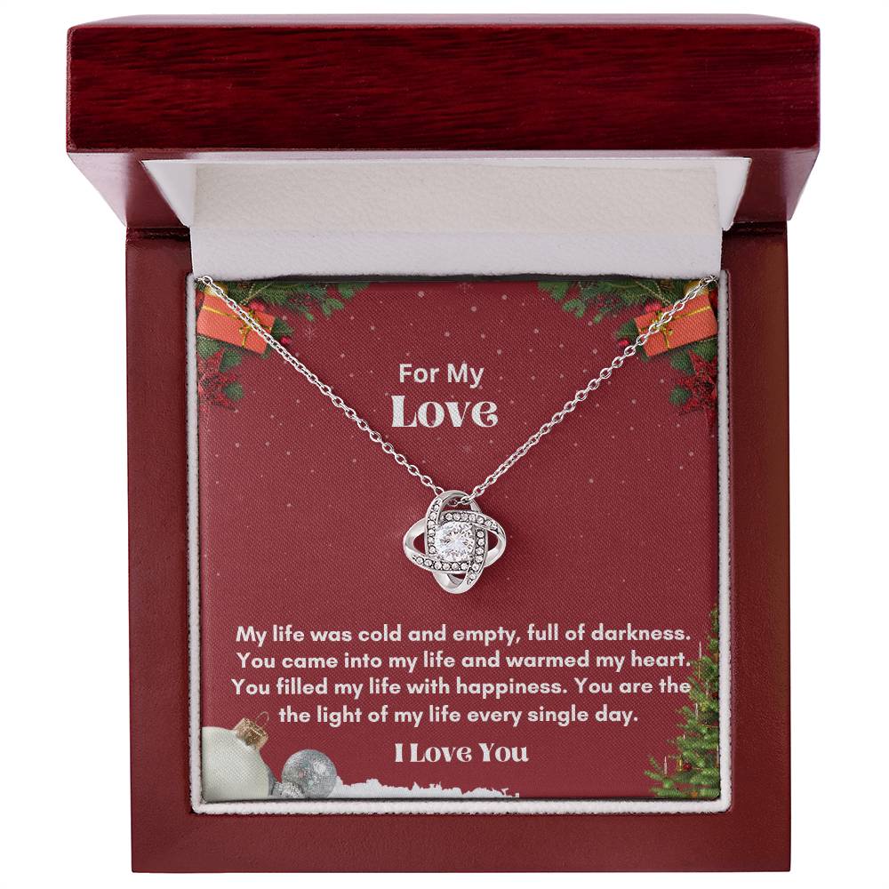 Elegant Love Knot Necklace Gift for Your Soulmate