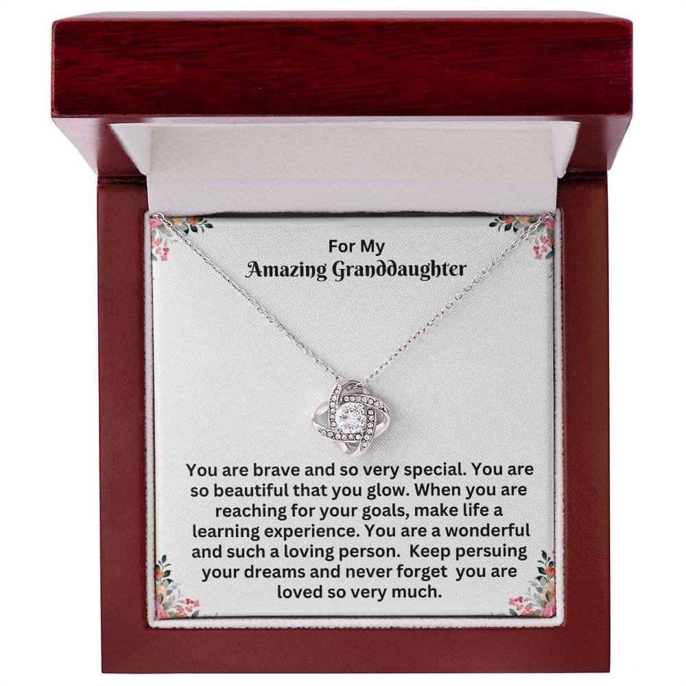 Love Knot Necklace for Granddaughter: Cherish Your Bond