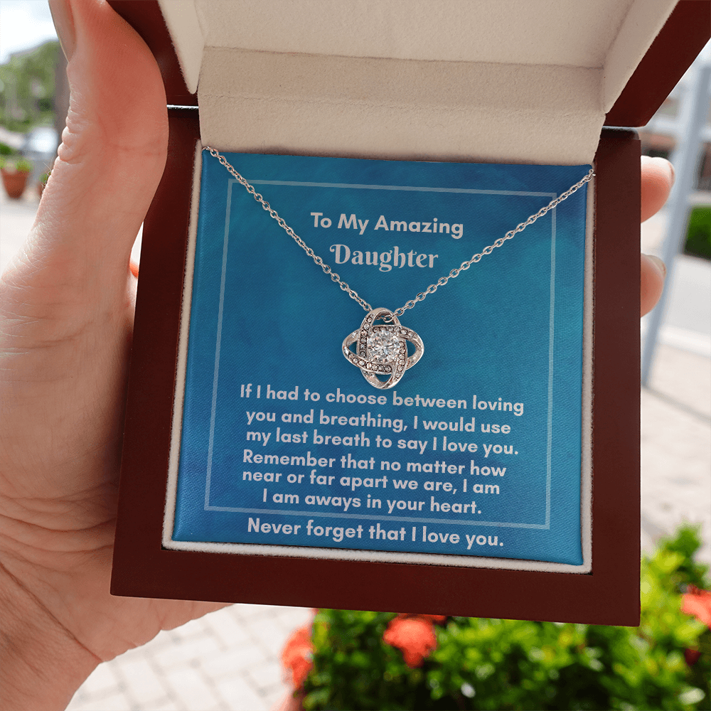 Elegant Love Knot Necklace - Perfect Gift for Lasting Connections