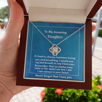 Elegant Love Knot Necklace - Perfect Gift for Lasting Connections