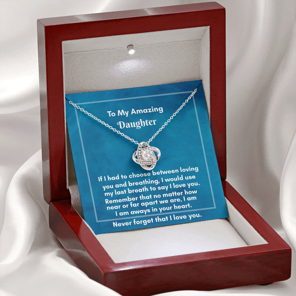 Elegant Love Knot Necklace - Perfect Gift for Lasting Connections