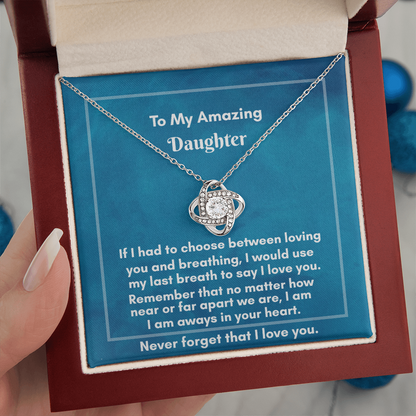 Elegant Love Knot Necklace - Perfect Gift for Lasting Connections