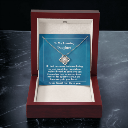 Elegant Love Knot Necklace - Perfect Gift for Lasting Connections