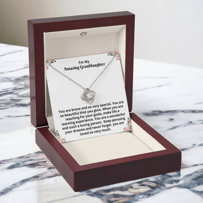 Love Knot Necklace for Granddaughter: Cherish Your Bond